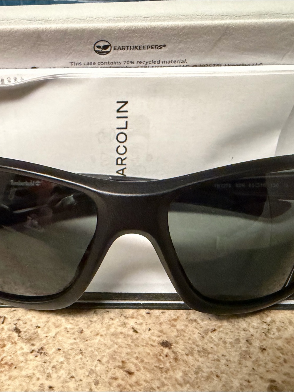 Timberland Black Sunglasses with Dark Lenses